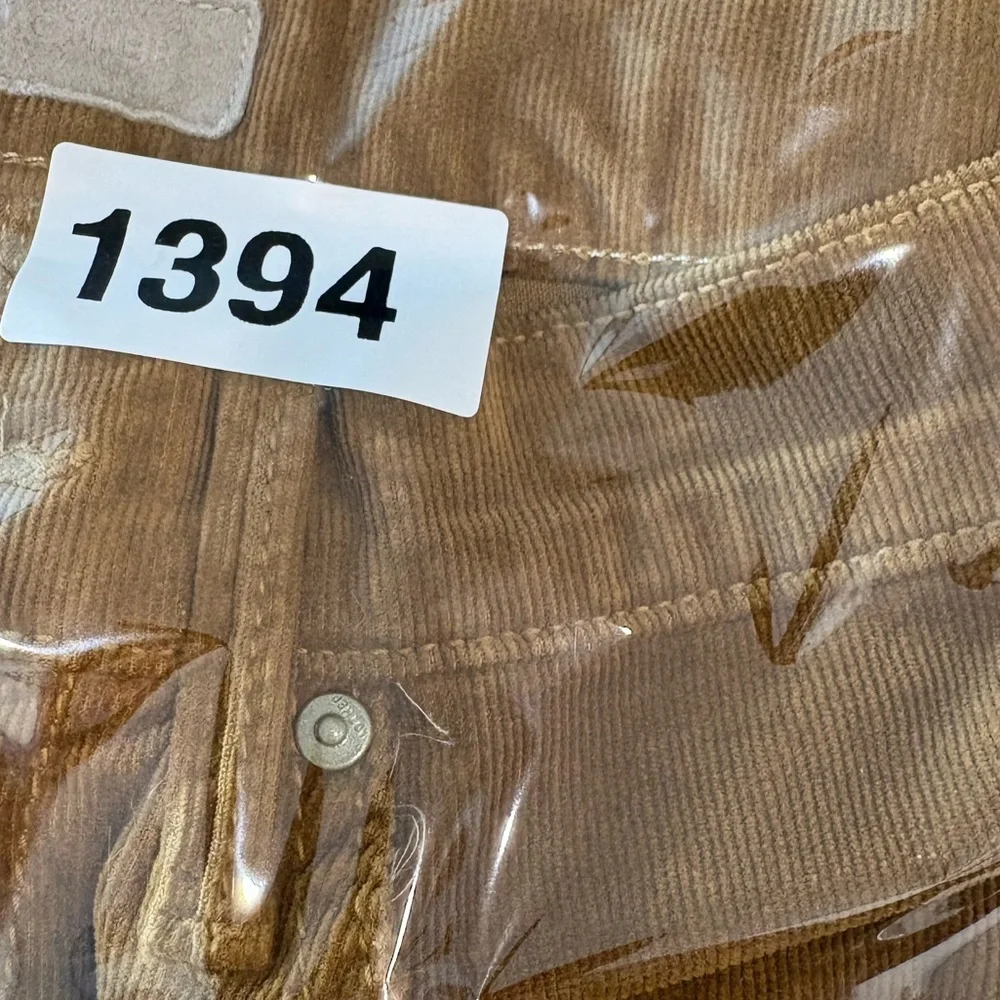 MOTHER Women Hopscotch Brown Corduroy Mid Rise Dazzler Ankle Fray Jeans Size 25 - Picture 12 of 12